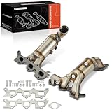 A-Premium Front 2-PC Exhaust Manifold Catalytic Converter Kit Direct-Fit Compatible with Dodge Avenger 2008-2010 & Chrysler Sebring 2007-2010, 2.7L, EPA Compliant
