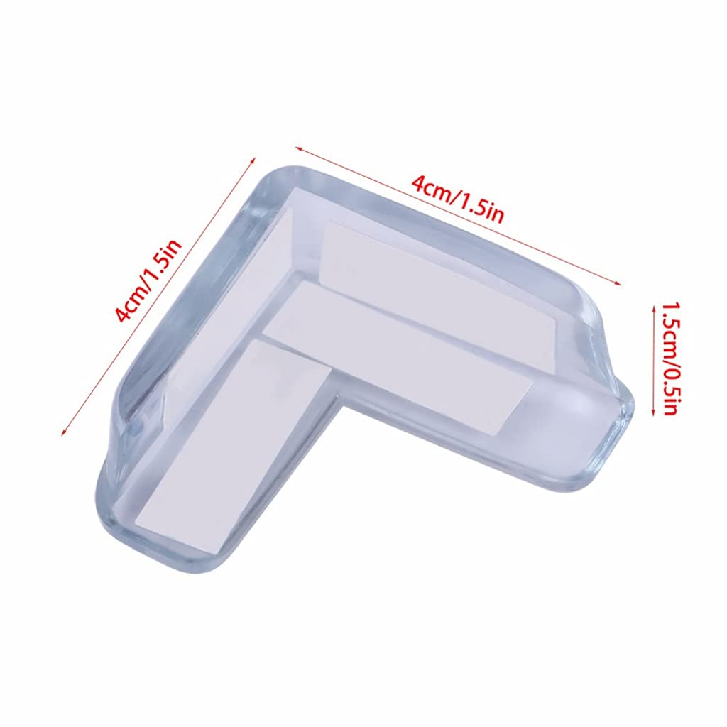 15 pezzi protezione per bambini in PVC trasparente protezione per mobili angolari da tavolo copertura di protezione per angoli anticollisione per bambini