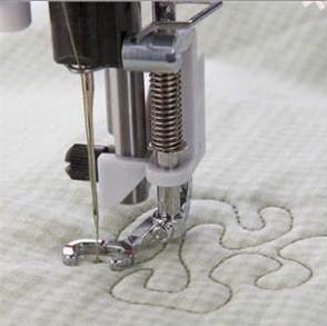Pie de máquina de coser Open Toe Free Motion Darning miniatura 3