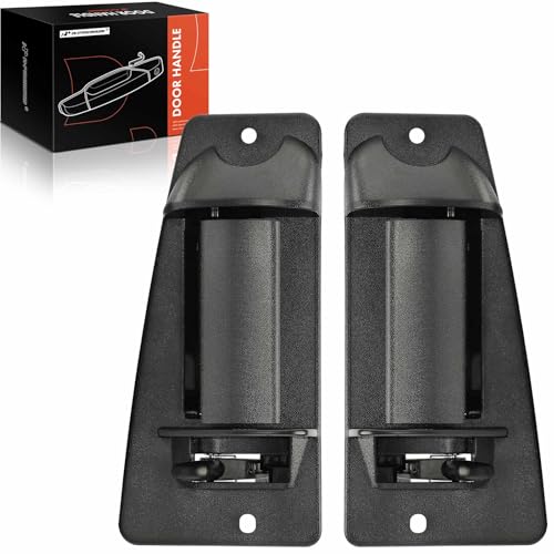 A-Premium - Extended Cab Door Handle Rear Left Driver and Right Passenger Side - Compatible with Chevy Silverado 1500 1999-2006, Silverado 2500 3500 & GMC Sierra - Replace#15758171, 15758172