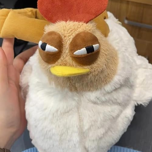 Funny Cartoon Chicken Plush Handbag Stuffing Animal Adjustable Crossbody Shoulder Bag Purse for Women Girls3