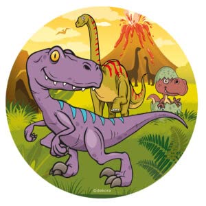 Guoguonb Décoration D'anniversaire Dinosaure De 2 Ans - 2 Ballons En Aluminium - Thème Dinosaure - Décoration De Gâteau - Bannière Happy Birthday - Pour Anniversaire D'enfant