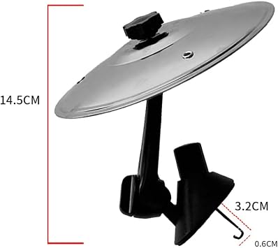 Mini Car Cymbal 2pcs with Stand Air Vent Accessory for Decoration