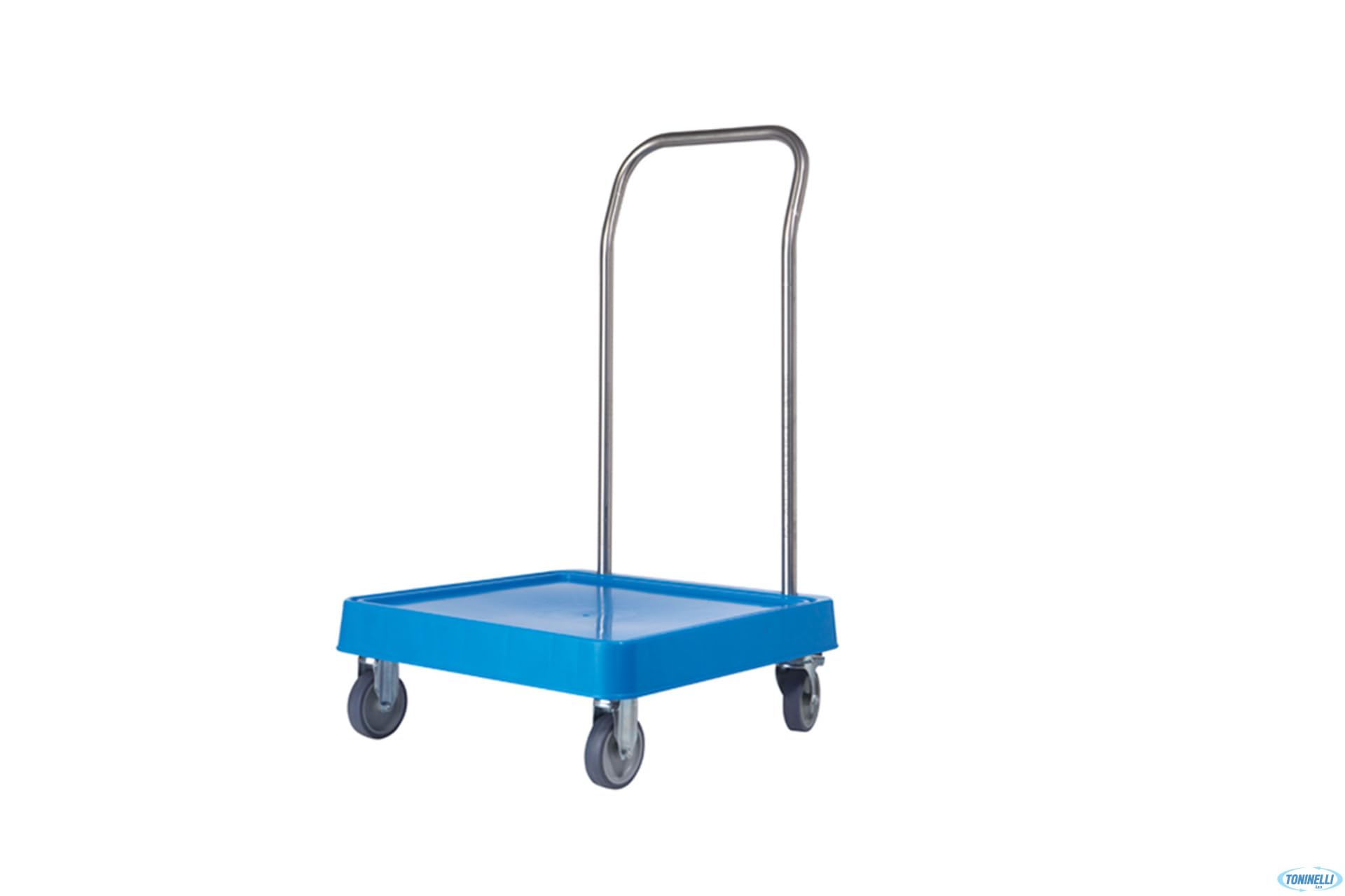 Carrello per cesti 4 ruote con manico in acciaio inox CM.57,5X54,5XH.92 RCARRM Acquista, non applicabile, multicolore, unico