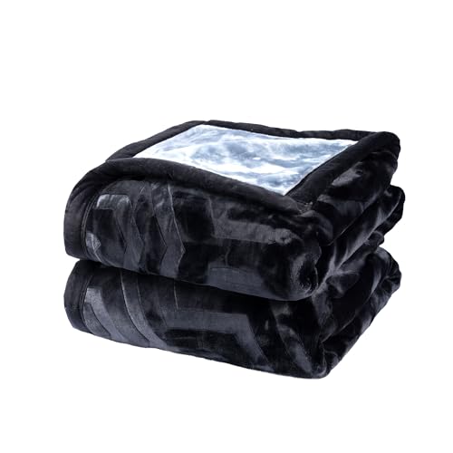 Image of MYTRIDENT Classic Style Me Solid Single Mink Blanket, 4kg, 100% Polyster, Periwinkle