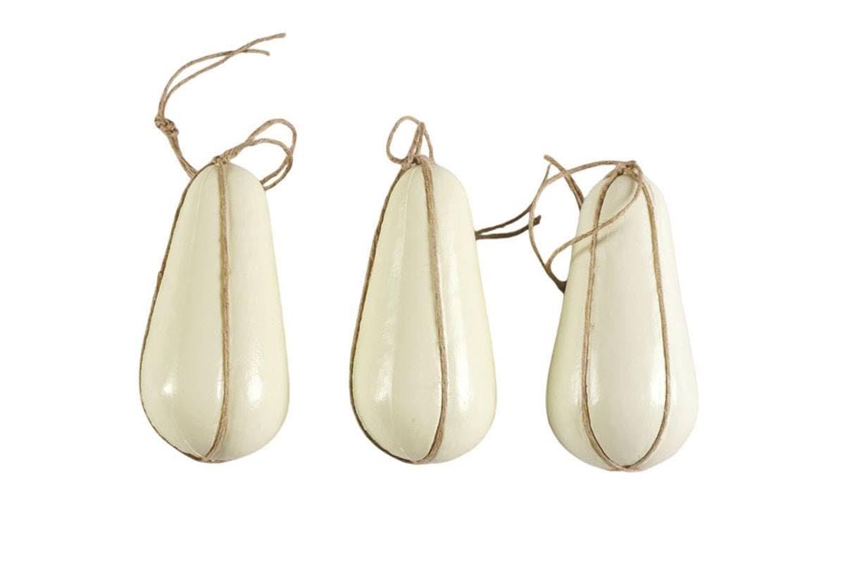 Artif-déco-mag.com - Provolone Italian Cheese Set of 3 Blown Plastic L 160x80mm