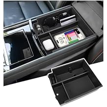 Center Console Organizer Compatible with 2024-2026 Chevy Traverse/GMC Acadia, 2025-2026 Buick Enclave Accessories, Armrest Storage Box Tray Insert with Coin and Sunglasses Holder