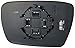Fit System - 33265 Driver Side Heated Mirror Glass w/Backing Plate, Jeep Grand Cherokee, 5 1/16