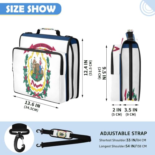 Sac ordinateur 14" étanche avec reliure de 5,1 cm intégrée - 3