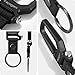 Spigen Life Carabiner Key Ring Clip, Car Keychain Clip, Bottle Opener Key Chain Ring for Men and Women (1-Pack) - Black