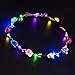 Produktbild Sunnyflowk LED leuchtende Kranz Blume Krone Haarband Hochzeit Blumengirlande Festival Blume Kopfschmuck Haarschmuck Festival (bunt)
