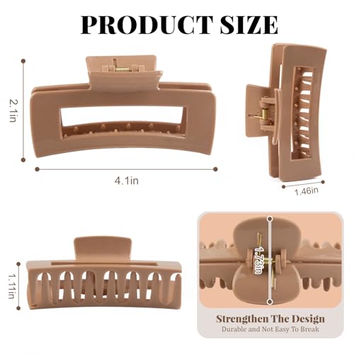 6-Pack de Pinzas de Silicona 4.1 pulg Para Cabello miniatura 3