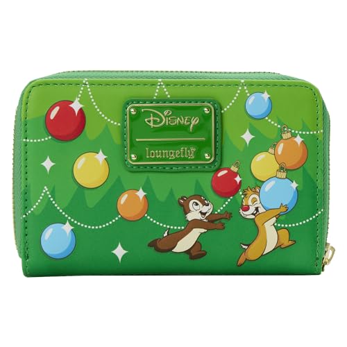 Loungefly Disney CHIP and Dale Ornaments Zip Around Wallet3