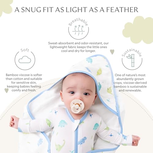 Image of Bamboo Little Soft Baby Footie Pajamas, Baby Clothes, Newborn Sleepers, 95% Viscose and 5% Spandex, 0-24 Months
