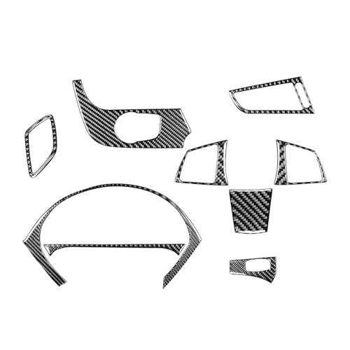 Pegatinas decorativas para volante de coche Z4 E89 2009-2016, juego de 9 piezas