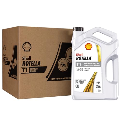 Shell Rotella T1 30 Diesel Engine Oil, 1 Gallon (3 Pack)