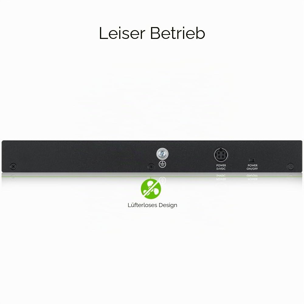 ZyXEL GS1900-8HP-EU0102F Verwalteter Netzwerk-Switch L2 Gigabit (10/100/1000) Energie Über Ethernet (PoE) Unterstützung