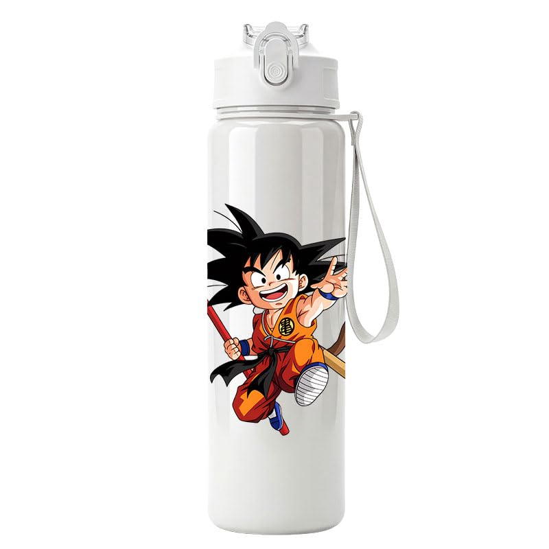 Clwalny Cartoon Huntrix Water Bottle for Girls 25oz Leak Proof with Straw Lid Gifts for Girls (Dragon)