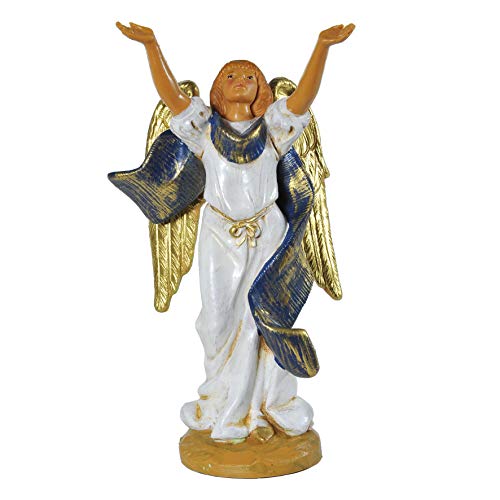 Fontanini Statuine Presepe: Angelo Con Braccia Alzate Al Cielo 12 Cm 297