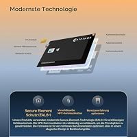 Cryptnox Krypto-Hardware-Wallet - NFC-Smartcard Kalt-Speicher, 2 Karten – Ansicht 2