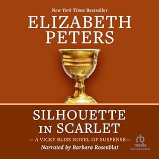 Silhouette in Scarlet Audiolibro Por Elizabeth Peters arte de portada