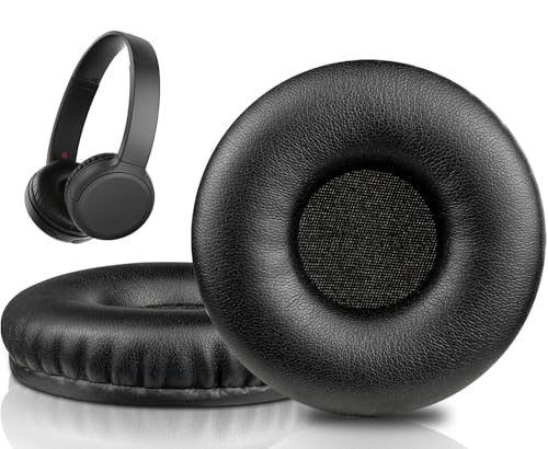 Image of SOULWIT Earpads Replacement for Sony MDR-XB450 /XB450AP /XB550 Headphones, Ear Pads Cushions with High-Density Noise Isolation Foam - XB450 PL Black