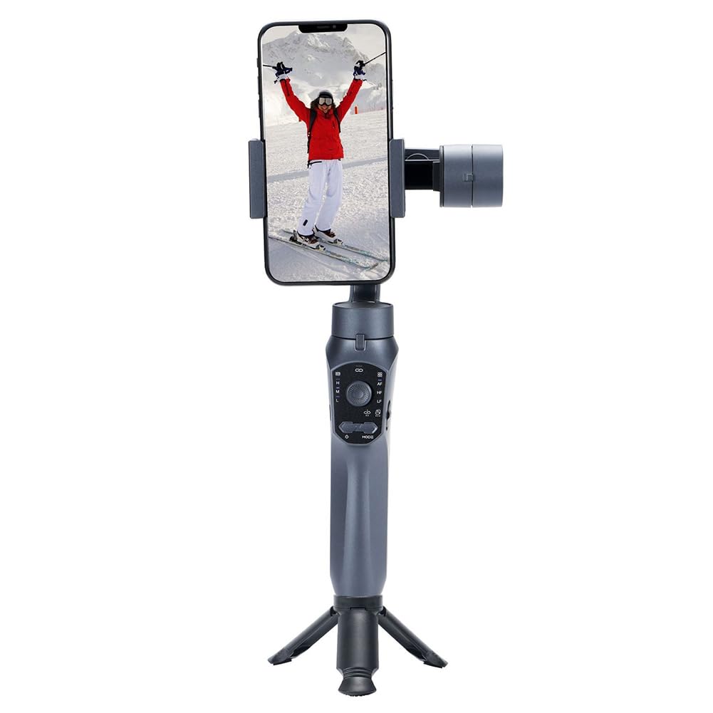F10 Pro Estabilizador Móvil de Mano de 3 Ejes para Teléfono, Estabilizador de Selfie, Soporte para Teléfono con Seguimiento en Tiempo Real.