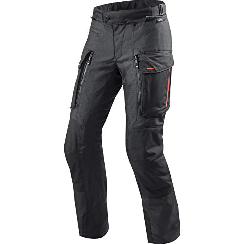 Revit Sand 3 Spodnie tekstylne, czarny, 3XL