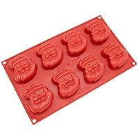 Algopix Similar Product 11 - Silicone Molds Santa Claus 8 Cup