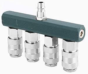 Distribuidor Múltiple, Con Rosca Externa R1/4, Salidas: 4