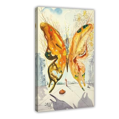Venus Butterfly Salvador Dali Impression Toile Cadre Bureau anti-Murs Vides