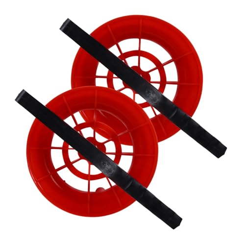 CORHAD 2Pcs Winding Reel with Ergonomic Grip String Included Kite Accessories for Easy Handling and Control During