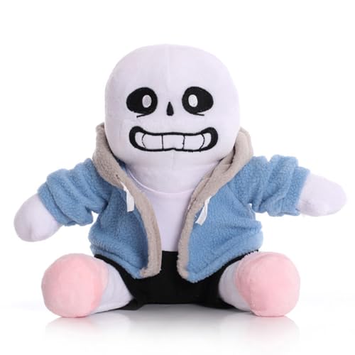 CYSNATU Undertale Plush Toy, Sans Stuffed Doll, Idea Gift for Fans (Blue)