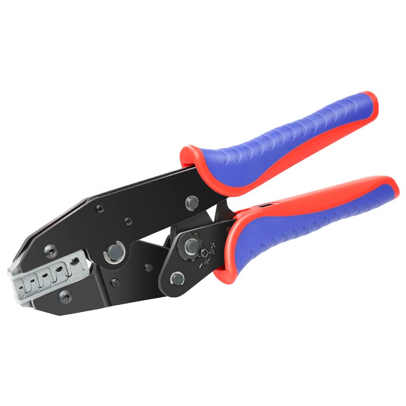 Wire Ferrule Crimping Tool, AWG 23-10 Self-adjusting Hexa