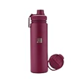 Cubitt Insulated Sports Hydro Water Bottle 24 oz, 2 Lids (Coffee Lid and Wide Mouth Twist Sports Lid), Stainless Steel, Double Walled. Cold for up to 24 hours, Hot for up to 12 hours Sand