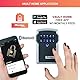 Master Lock Smart Connected Schlüsseltresor, Verschlüsselung nach Militärstandard, Aussen, Wandhalterung, Bluetooth oder Zahlencode, 12.7 x 8.3 x 5.9 cm