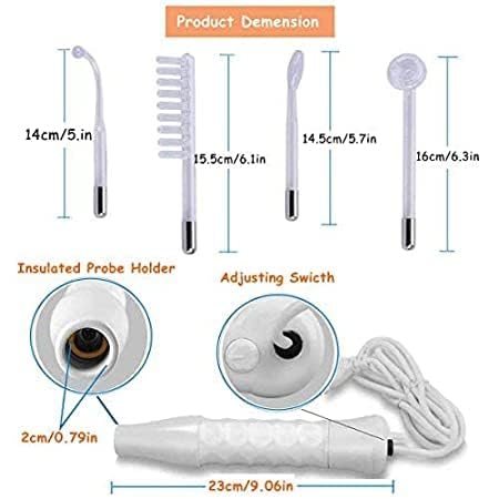 SSLGT High Frequency Machine Electric Therapy Device, Portable Handheld Electrotherapy Comb, Current Bar For Hair Growth Facial Acne Repaired Massager SSLGT High Frequency Machine Electric Therapy Device, Portable Handheld Electrotherapy Comb, Current Bar For Hair Growth Facial Acne Repaired Massager