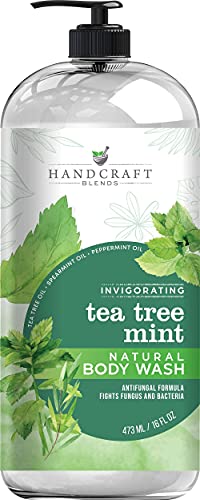 Handcraft Tea Tree Mint Body Wash 16 Oz - Extra Strength Body Wash For Athletes Foot, Nail Fungus, Itchy Skin, Jock Itch, Acne And Eczema - Tea Tree Mint Body Wash For Men & Women #TOP25