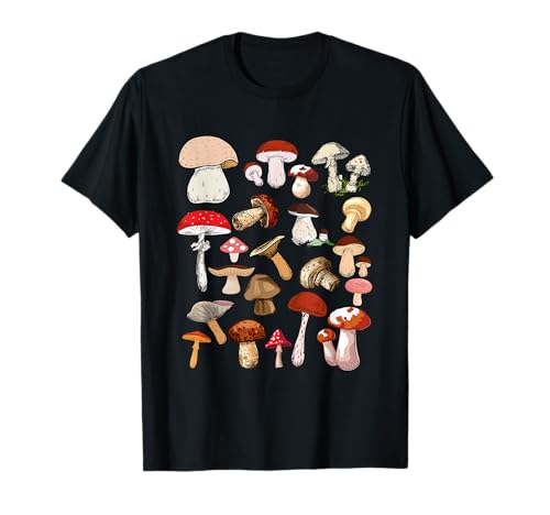 kinder pilzcollage mycology pilze T-Shirt