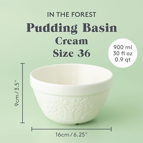 Mason Cash In the Forest S36 (0.95 Qt) Pudding Basin | Cream - Thumbnail 3
