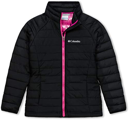 Columbia Chaqueta Powder Lite para niña, Niñas, Chaqueta, 1802942, negro, 2 años