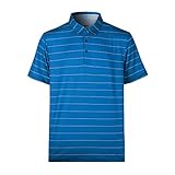 MOHEEN Men's Short Sleeve Moisture Wicking Performance Golf Polo Shirt (#12140 Royal Blue, XL)