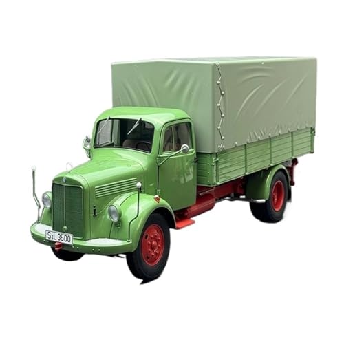 Modelo de Coche Vintage Camión De Transporte Benz L3500 A Escala 1:18 Modelo Coche De Aleación Colección Simulación Decoración Dormitorio Decoraciones de Mesa