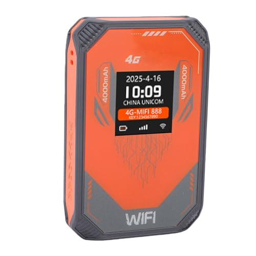 Cuifati Enrutador WiFi Móvil 4G LTE Desbloqueado con Ranura para Tarjeta SIM para Viajes Globales (no para América Excepto), Dispositivo de Punto de Acceso Portátil de 300 Mbps, Mini