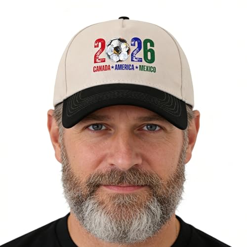 Genérico Gorra de Fútbol | Gorra Ajustable Clásica de - de Béisbol para Aficionados al Fútbol - para Estadio, Eventos, Fotos, Adolescentes, Adultos, Mujeres, Hombres y