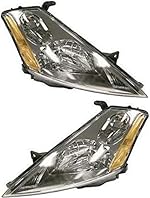 Evan-Fischer Headlight Set Compatible with 2003-2007 Nissan Murano Left Driver and Right Passenger Side Halogen With bulb(s)
