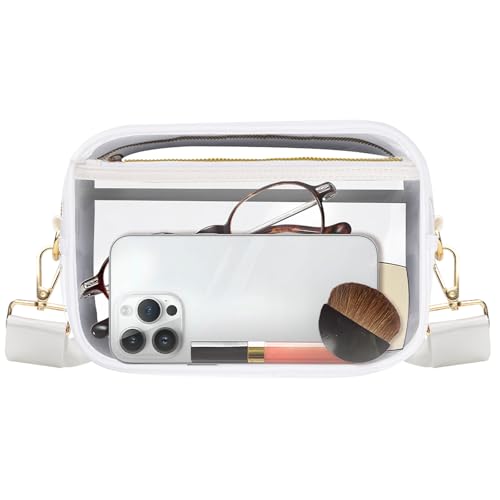 Image of Clear Bag Stadium Approved, Clear Crossbody Bag Purses for women for Concert, Sports, Festivals