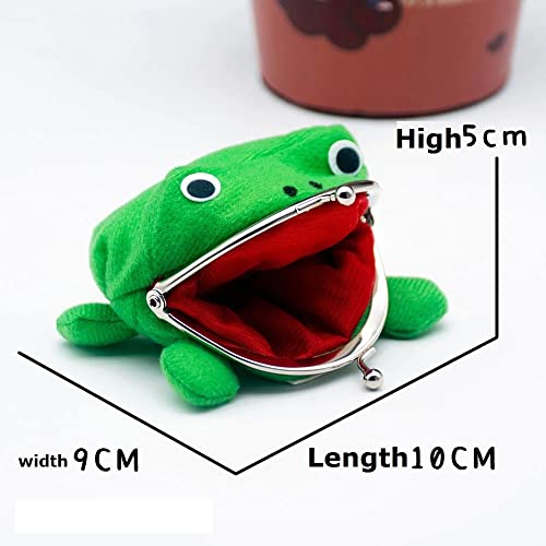 Image of Store2508 Plush Frog Coin Purse and Cosplay Wallet