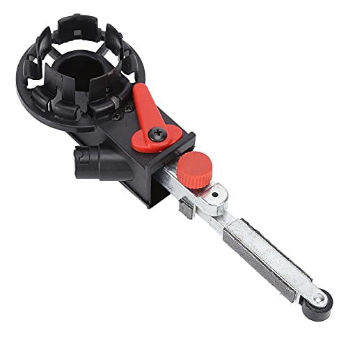 Powerful Belt Grinder with Fast Grinding Speed for Woodworking, Furniture, and Metal Polishing, Simple Installation for Angle Grinders with 10mm Spindle