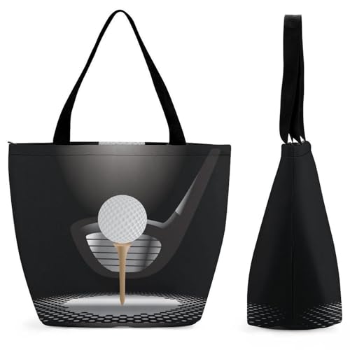 Sac de voyage femme aspect balle de golf aux finitions soignées 32cm